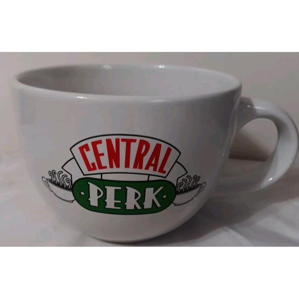 Friends Central‎ Perk Coffee Cappuccino Large Cup Mug Soup Tea Cereal
